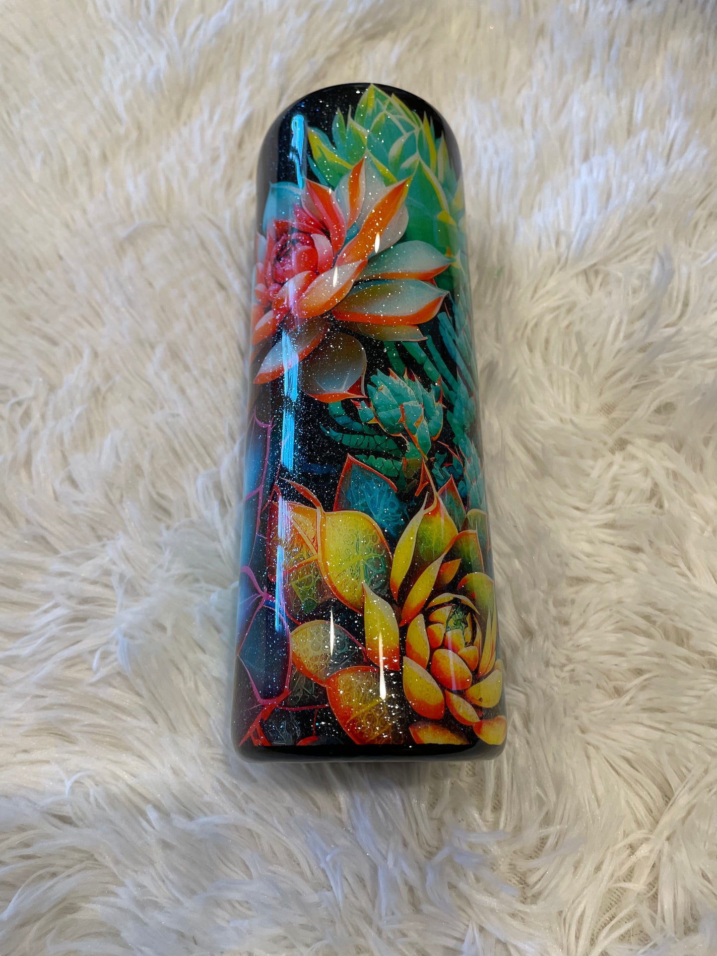 #019 Neon Succulents Cup Wrap