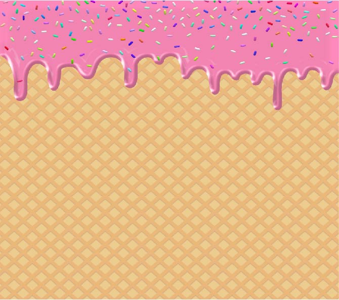 #067 A little pink with sprinkles Cup Wrap