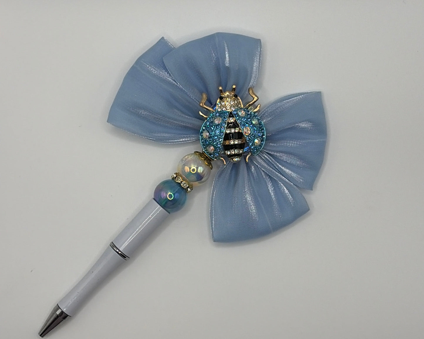 Ladybug Blue bow PEN