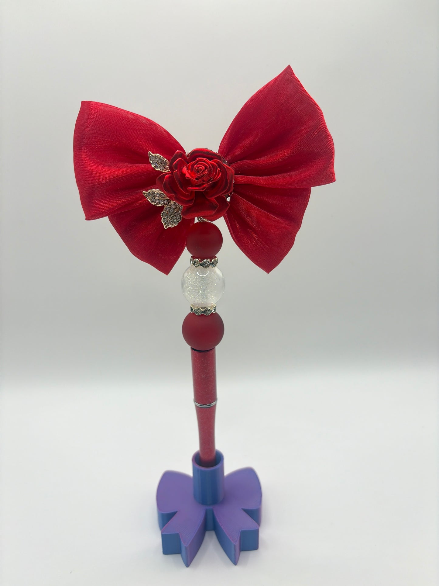 Red Rose with Bow PEN