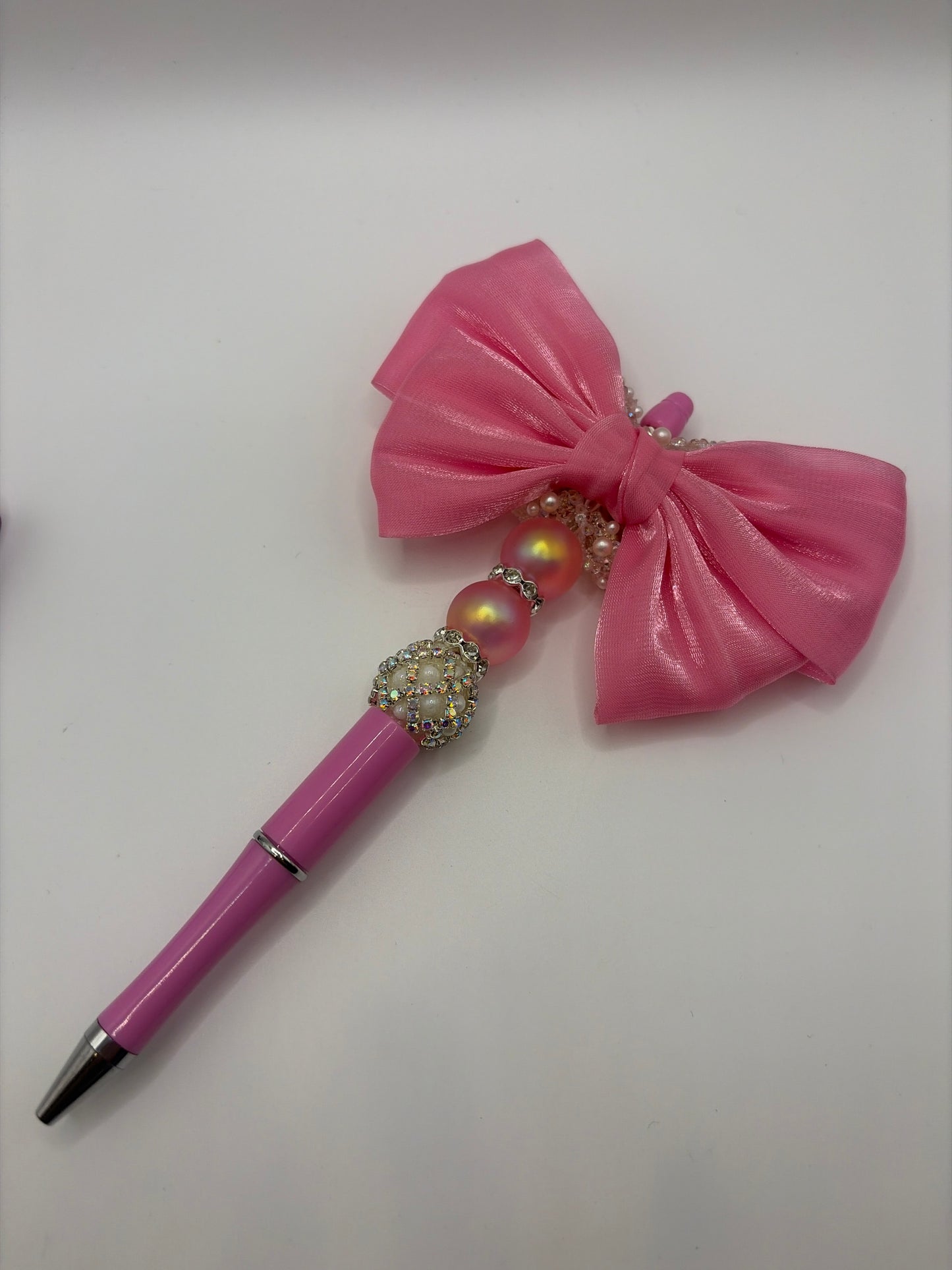 Butterfly with Pink Pen Bow