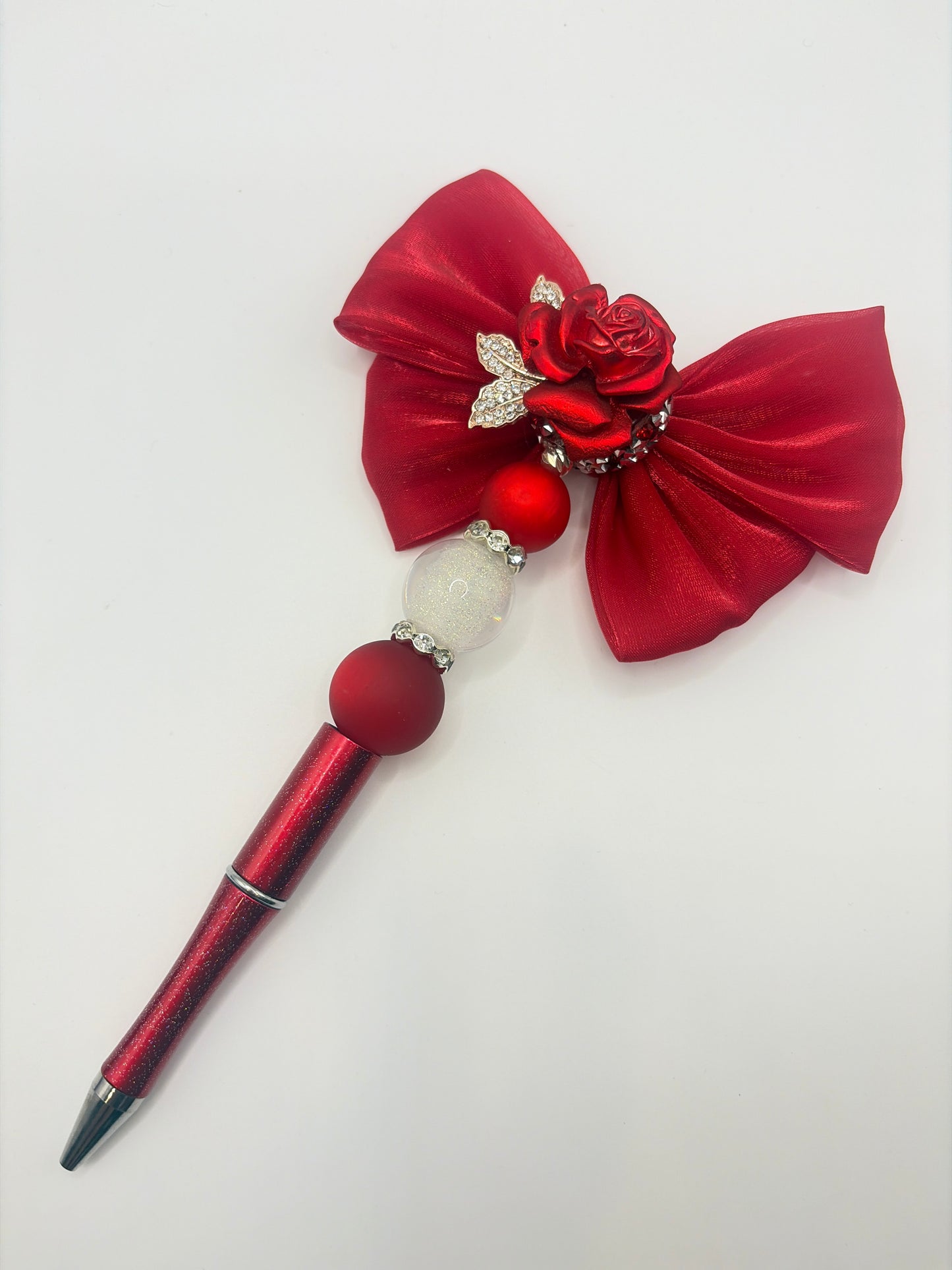 Red Rose with Bow PEN