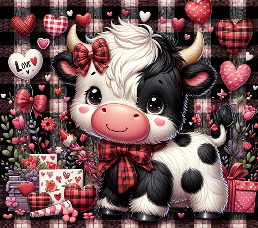 #096 Valentine Cow CW